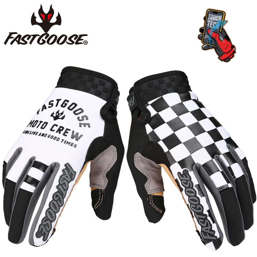 Cycling Glove Padded - Fastgoose Motocross MX Sporthandschuhe Retro Rider