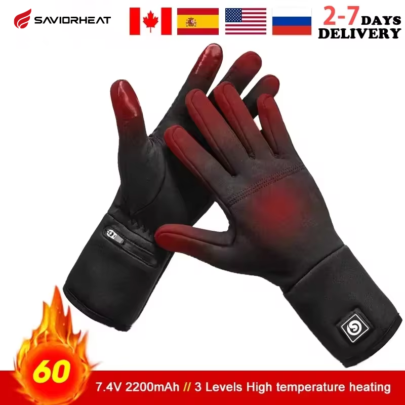 Heat Resistant Glove - Wiederaufladbare elektrische Liner beheizte Handschuhe Winter