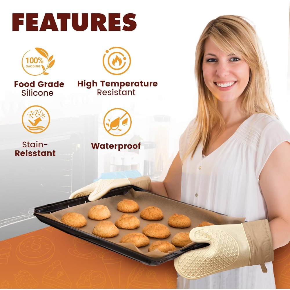 Hitzebeständige Silikon-Ofenha – Oven Mitt Silicone Bewertung und Preis