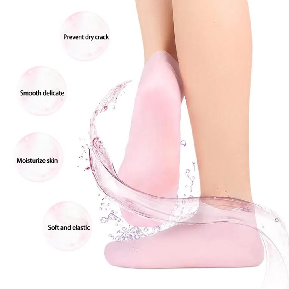 1 Paar Silikon-Fußpflegesocken – Latex Disposable Glove Bewertung und Preis